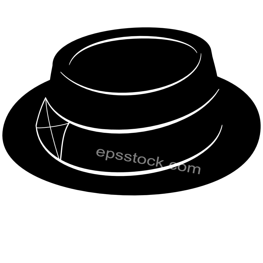 Pork pie hat symbol