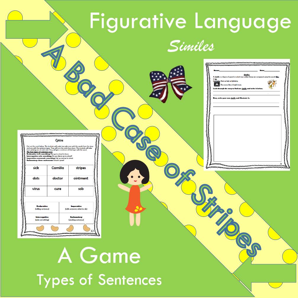 A Bad Case of Stripes by David Shannon Book Unit