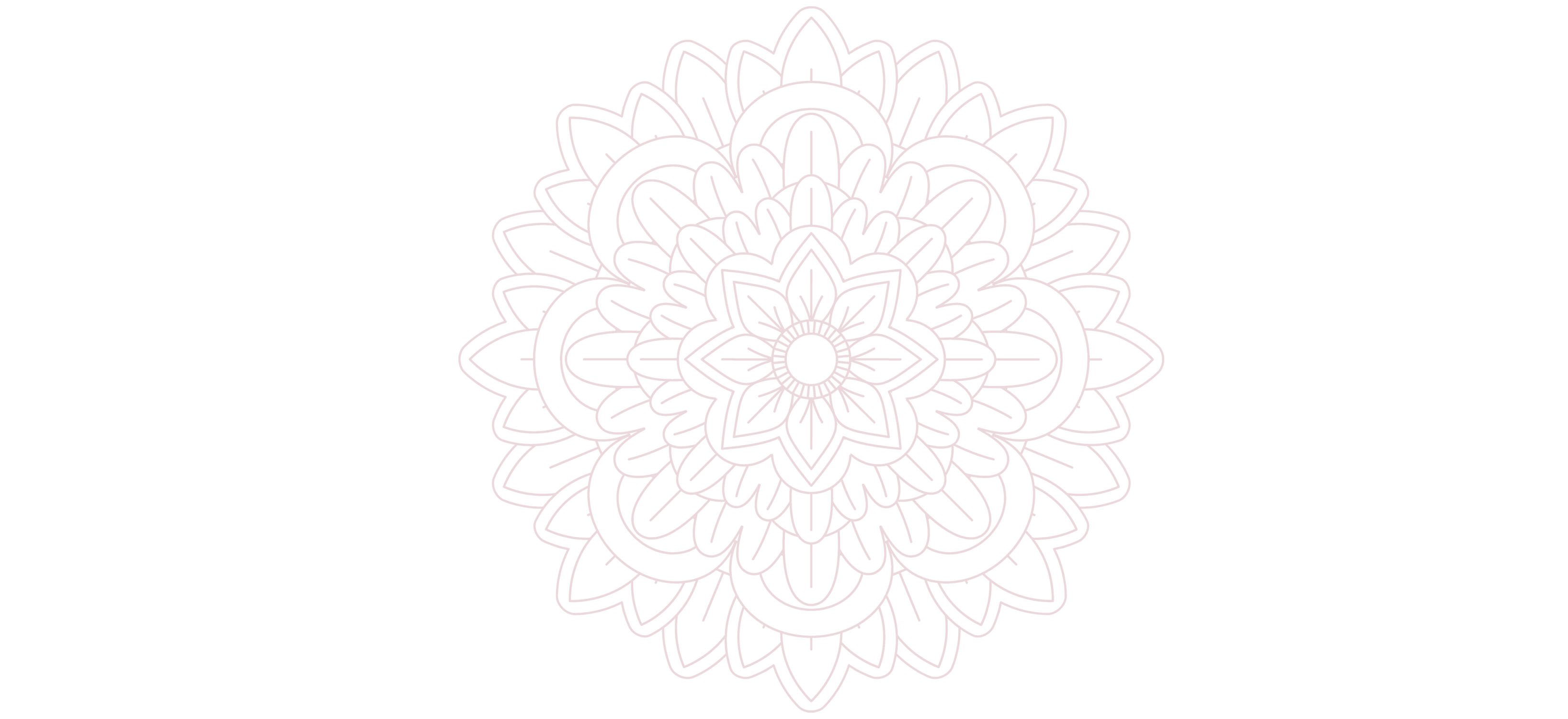 soft rosa mandala section background