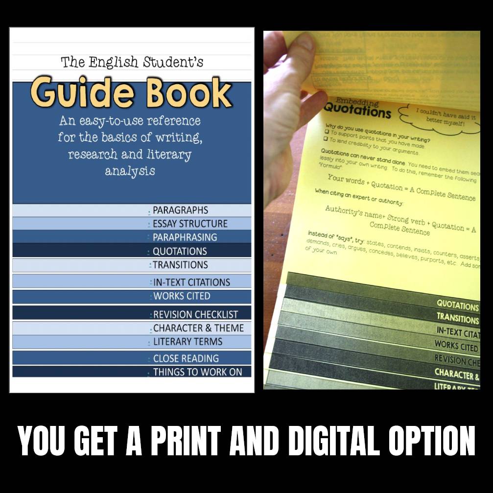 The English Student`s Guidebook to Writing, Research & Analysis