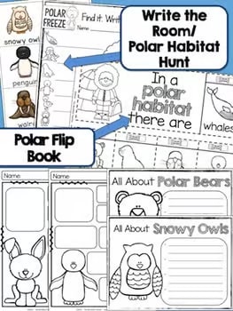 Polar Habitat Pack - 200 pgs. of Non-Fiction Polar Habitat Fun!