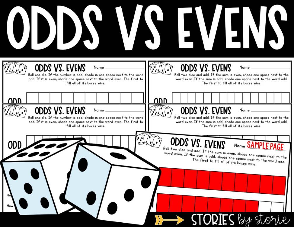 Math Dice Games Pack 3 Printable and Digital Activities