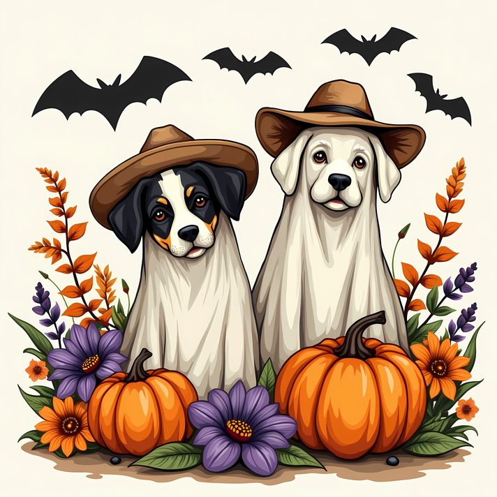 Get ready for a howling good time with this Halloween Dogs Art Bundle! Featuring 120 unique designs, each one in a high-resolution 6144px x 6144px PNG format at 300 DPI, this collection brings a fun mix of spooky dogs, Halloween themes, and festive illust