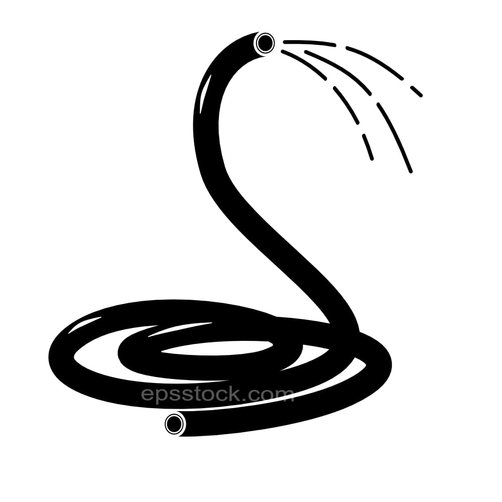 Pressure hose symbol