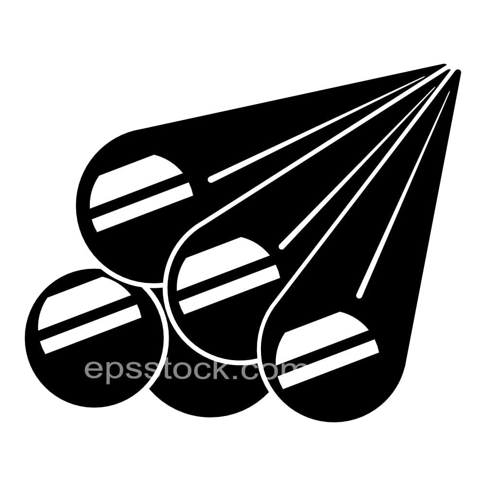 metal rods symbol
