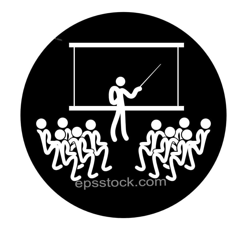 Training seminar symbol