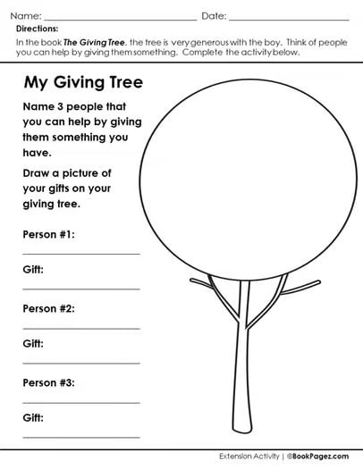 The Giving Tree by Shel Silverstein | Lesson Plans, Assessments, and Activities