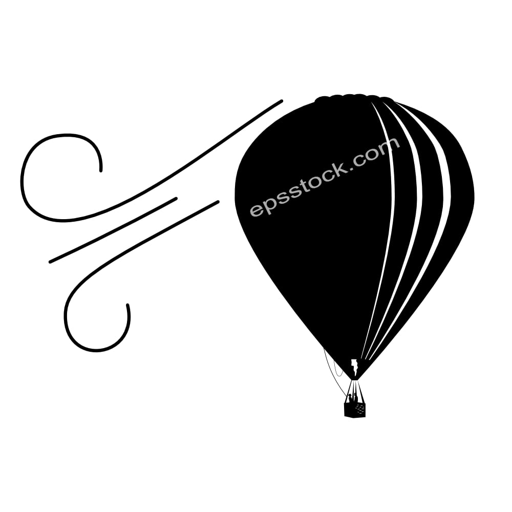 hot air balloon symbol