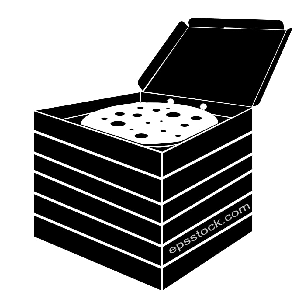 pizza boxes symbol