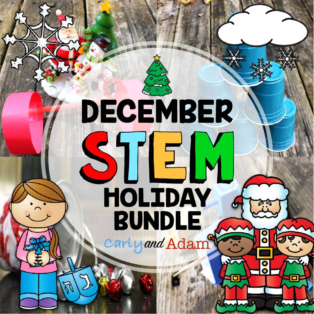 December Holidays Christmas STEM Activities Bundle