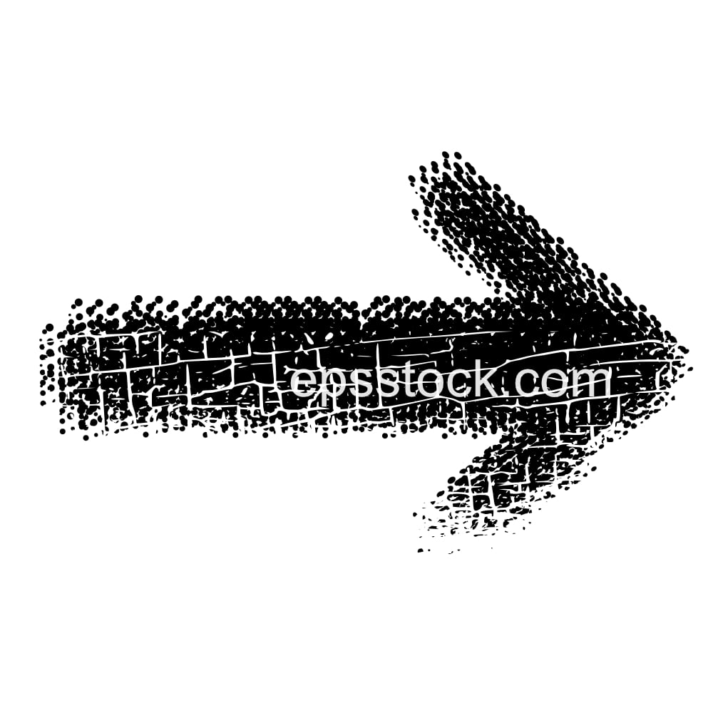 Graffiti spray arrow