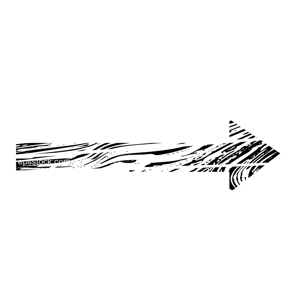 wood arrow