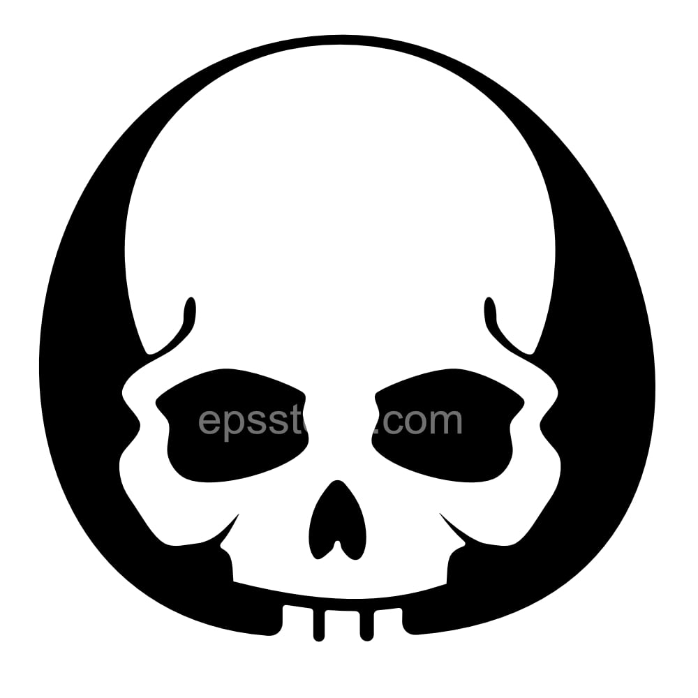 human skull logo