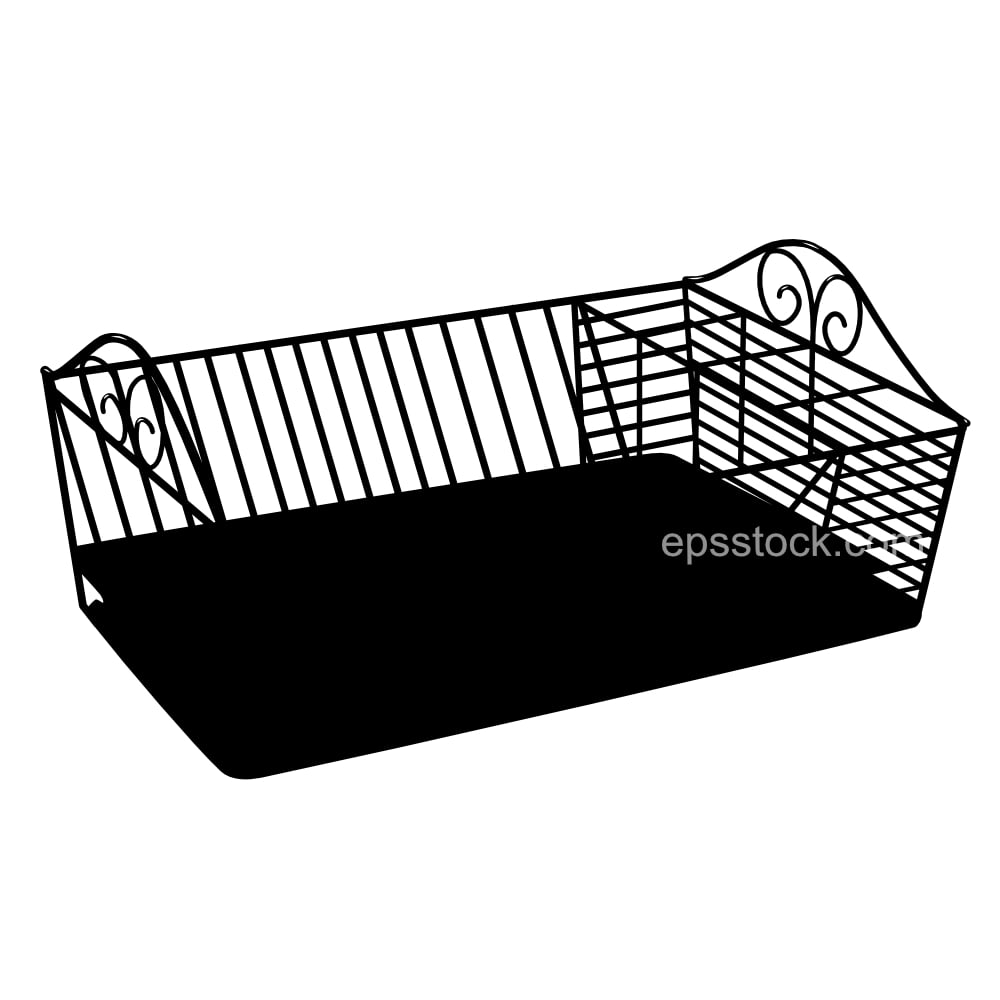 vintage Dish Drying Rack