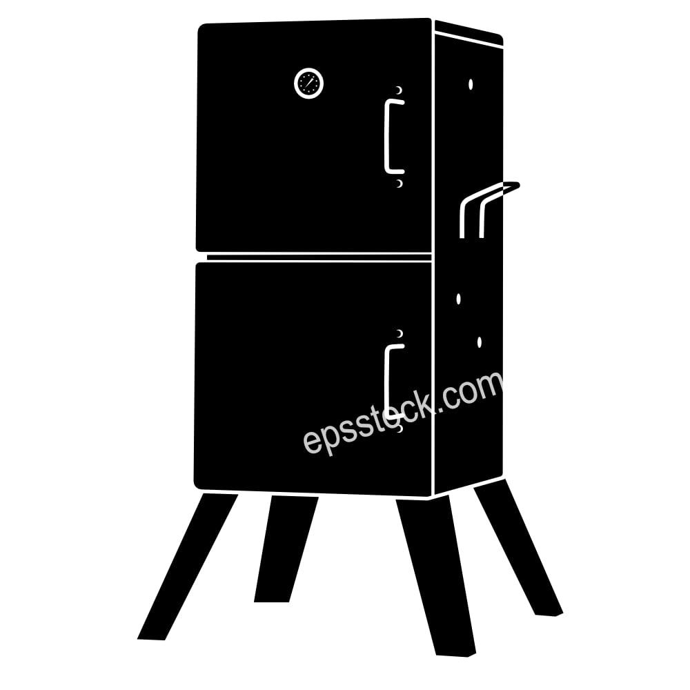 Vertical Charcoal Smoker BBQ Grill