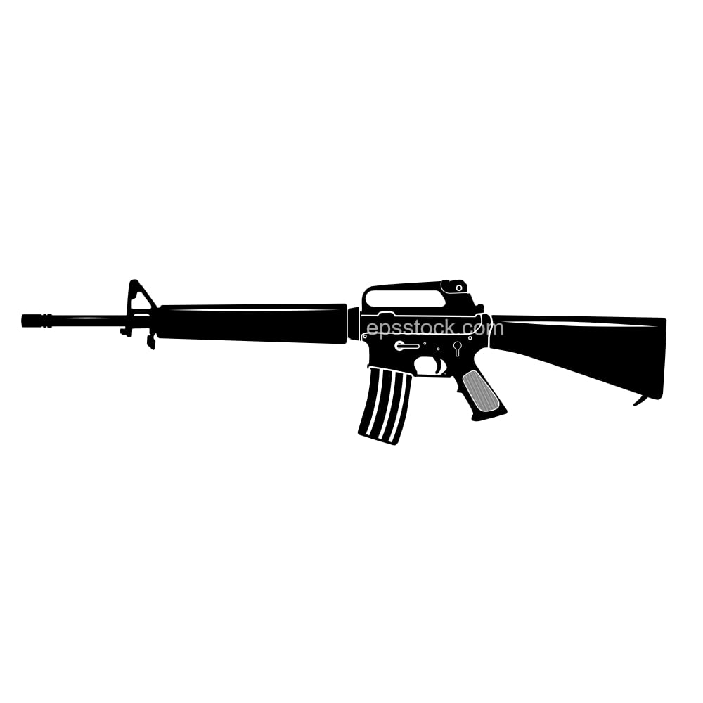 m16 rifle symbol
