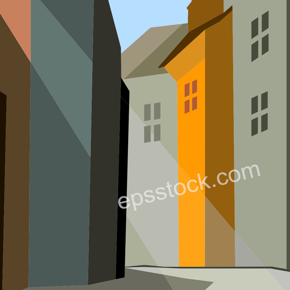 old town landscape