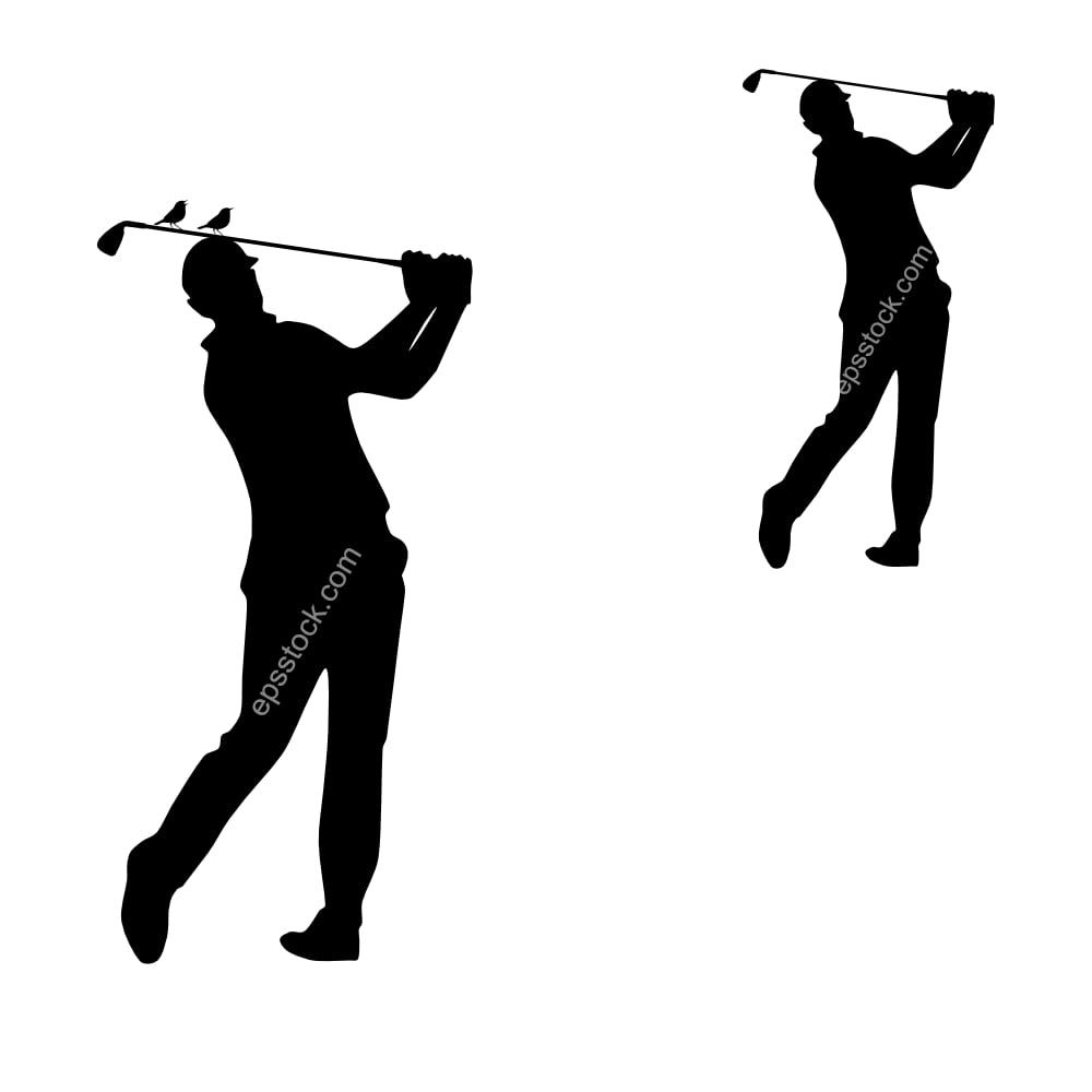 golf player cute symbol