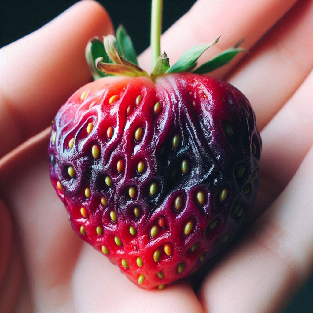 Bruised strawberry analogy to Hickies comedic poetic essay