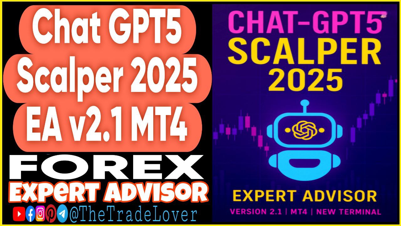 Chat-GPT5 Scalper 2025 EA v2.1 MT4 (Works on Build 1443 ) | Forex Robot | MT4 Expert Advisor
