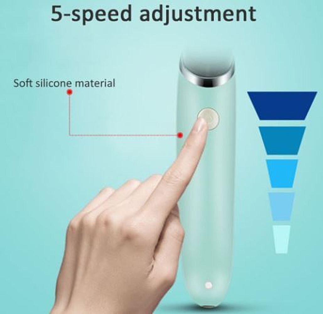 Portable rechargeable nasal aspirator for newborn congestion relief.