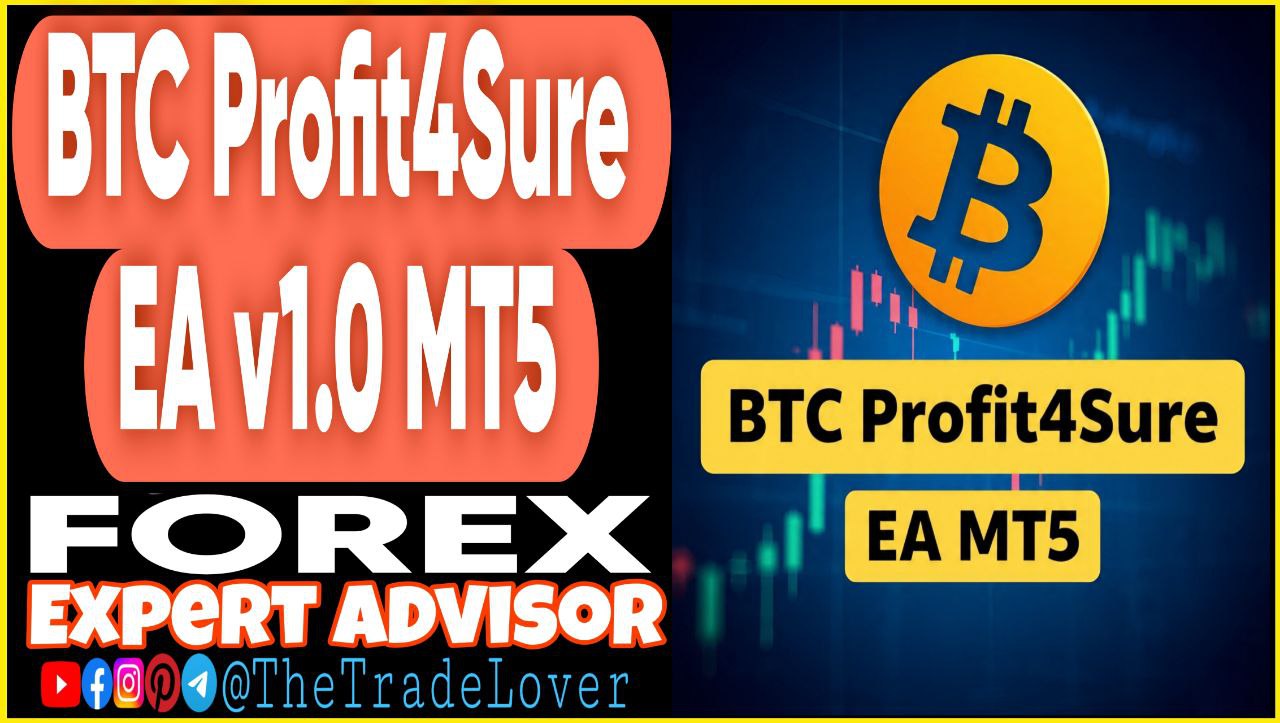 BTC Profit4Sure EA v1.0 MT5 (Works on Build 5264 ) | Forex Robot | MT5 Expert Advisor