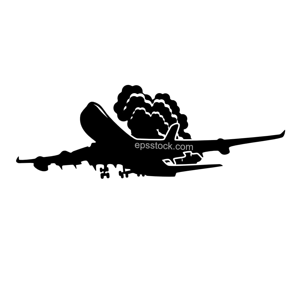 fire in airplane