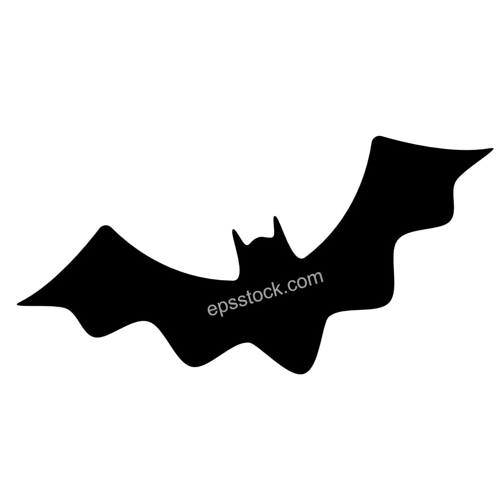 Bat Halloween shape