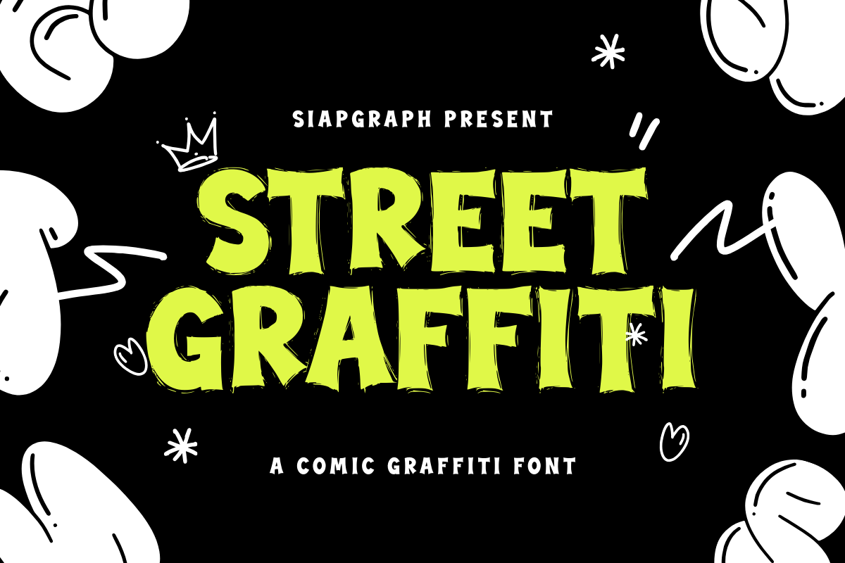 Street Graffiti - Comic Graffiti Font for Cricut and Sublimation