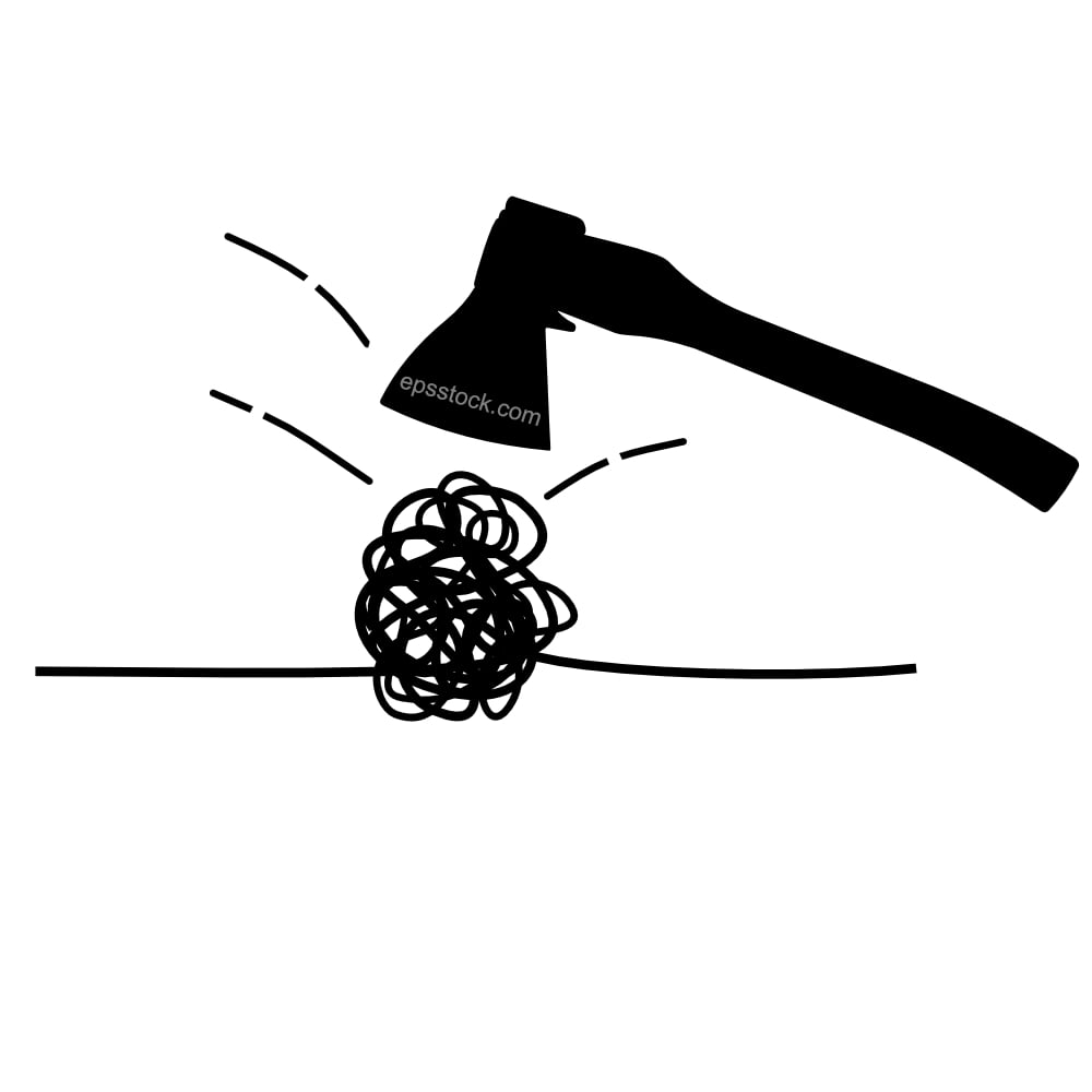 Cutting Gordian Knot
