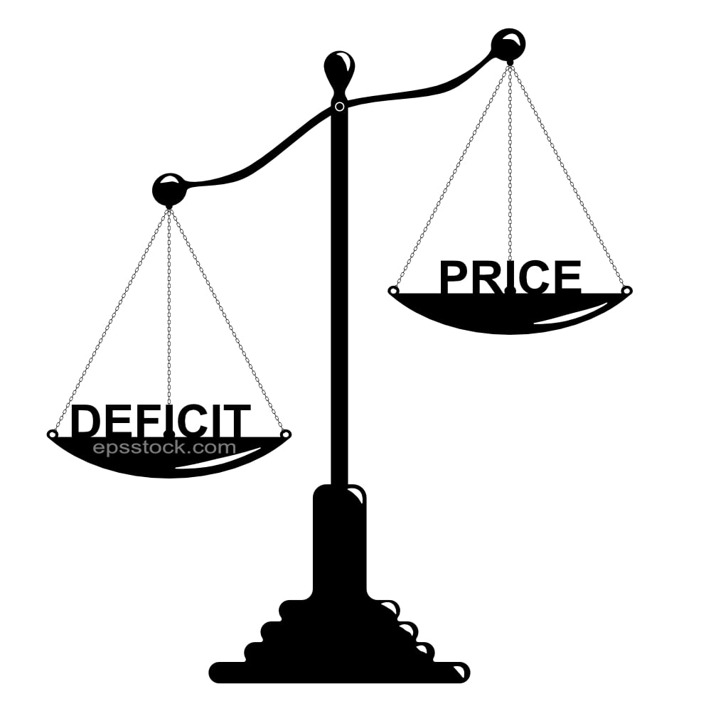 deficit symbol