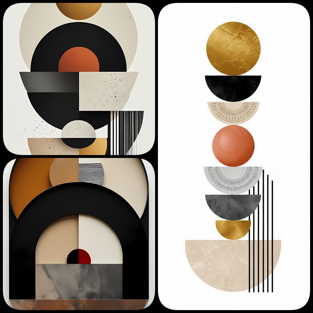 80+ Mid-Century Modern Minimalist Bohemian Prints. Each design features bold geometric shapes, warm earthy tones, and a minimalist composition that blends modern elegance with bohemian charm. Perfect for living rooms, bedrooms, or creative spaces, these p