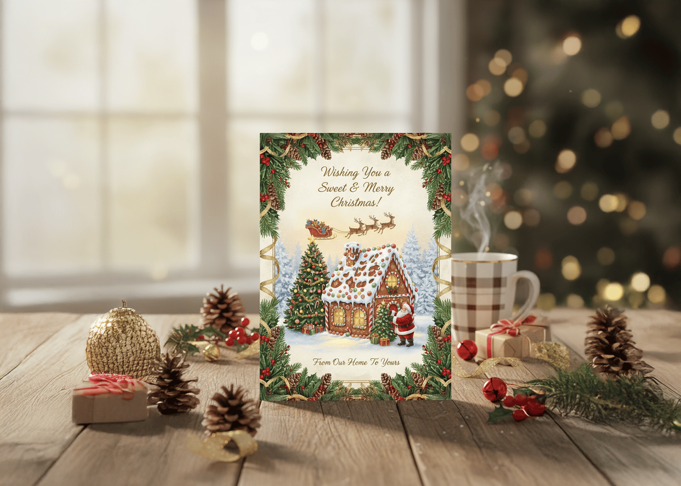 Christmas Card - From Our Gingerbread House to Yours - Payhip