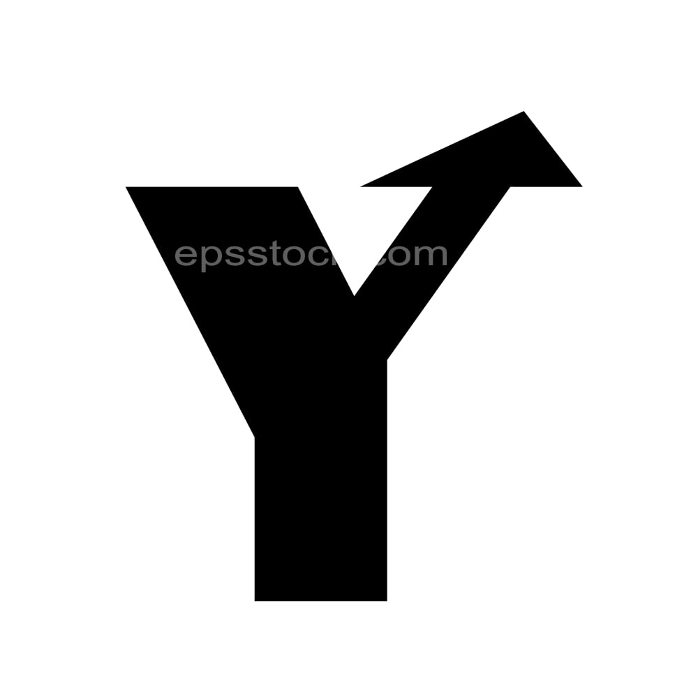 letter Y in financial shape