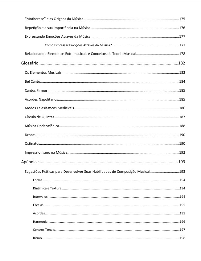 Beyond Music Theory - Manual de Referência - Sumário 5