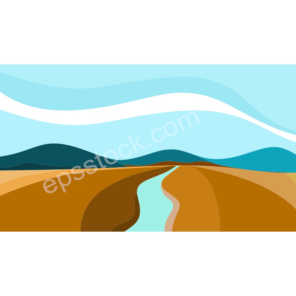 landscape with river