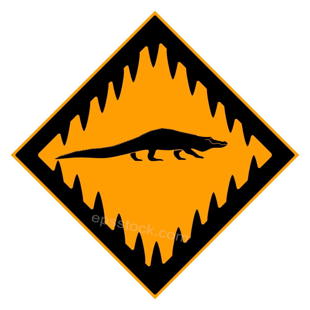 Alligator Area Sign
