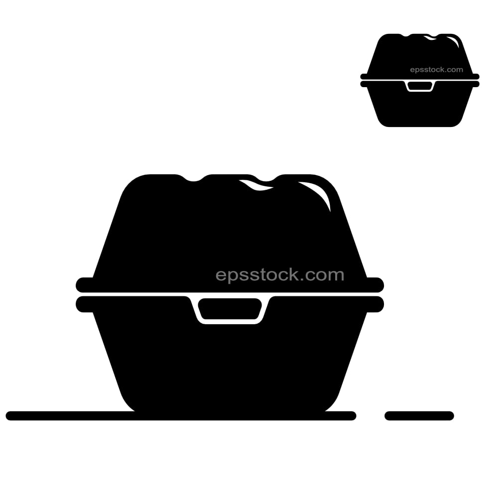 Lunch box symbol