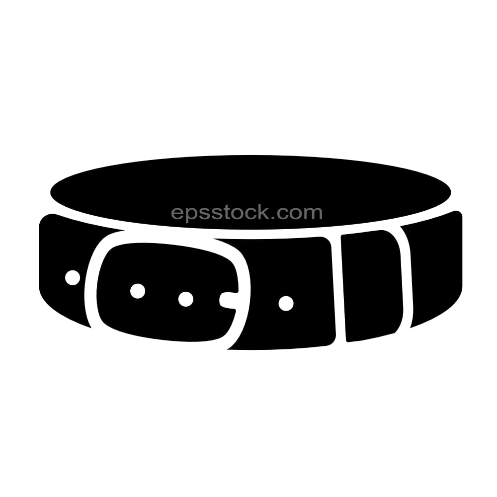 Pet collar symbol