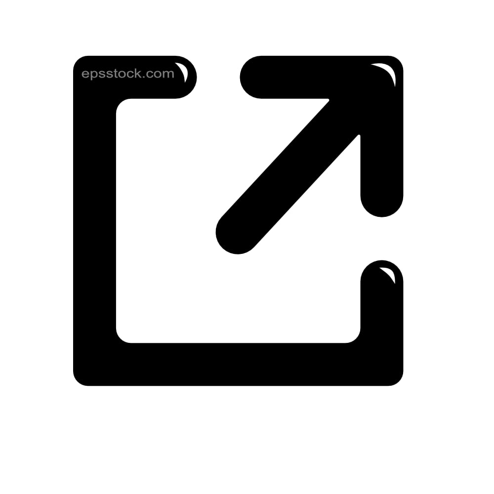 Open page arrow