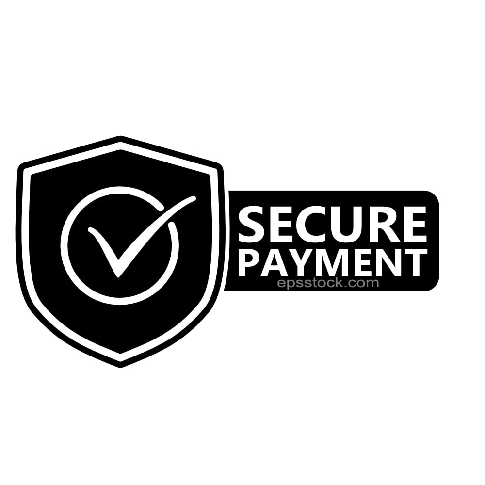 secure payment sign