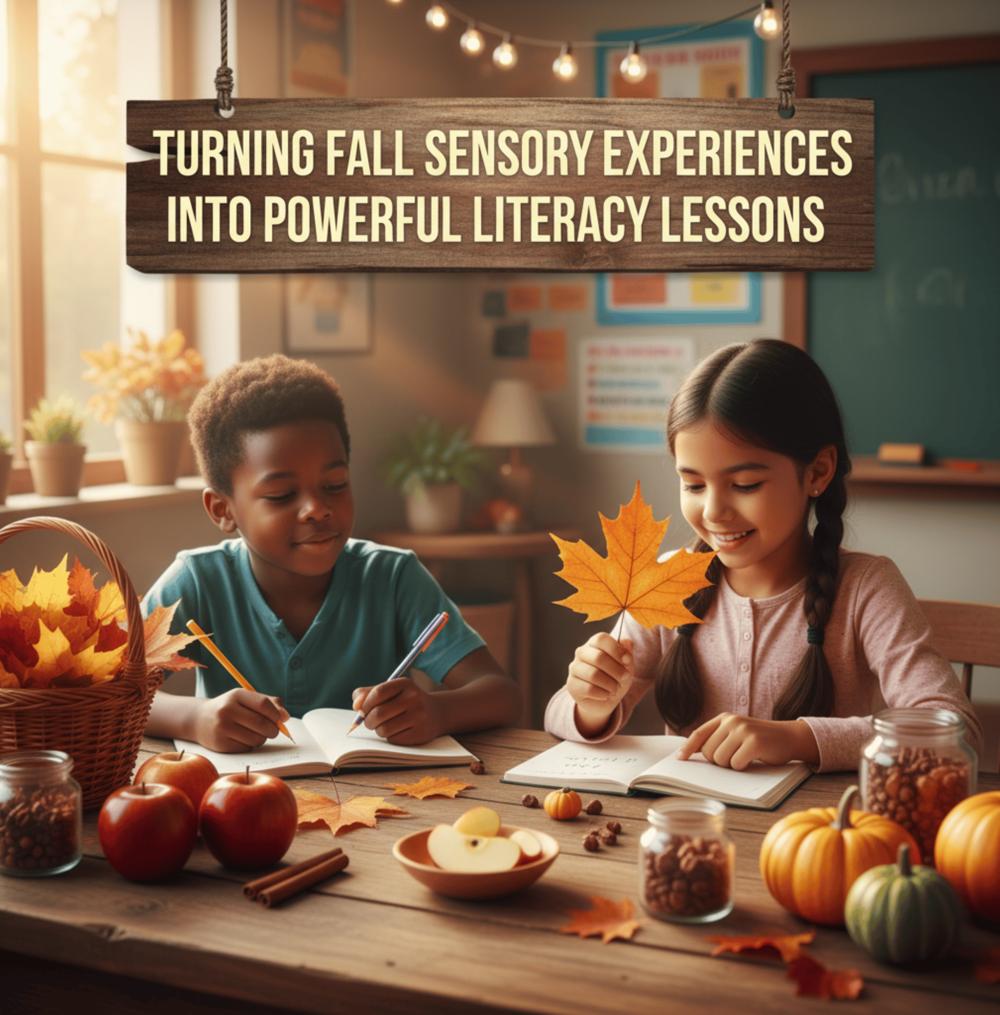 Turning Fall Sensory Experiences into Powerful Literacy Lessons