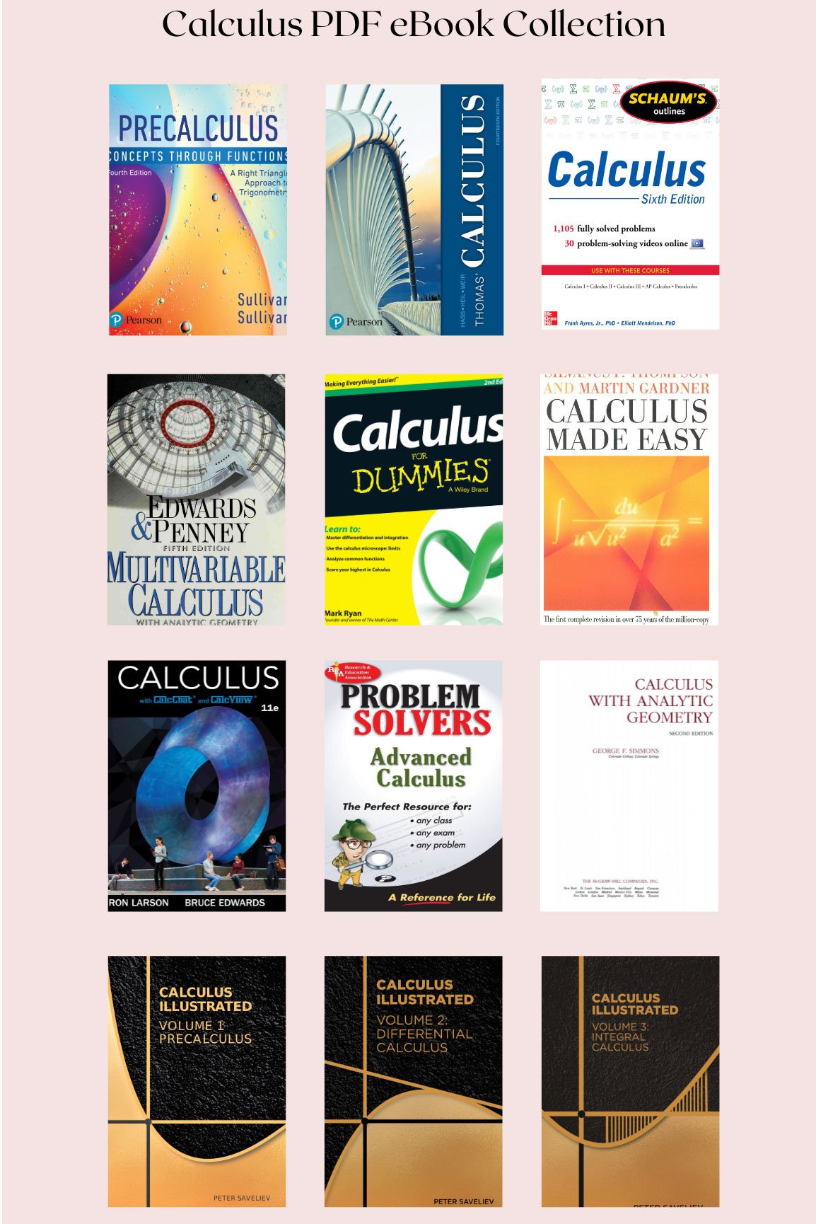 Calculus PDF eBook Collection – 16 Best Titles for Students & Learners