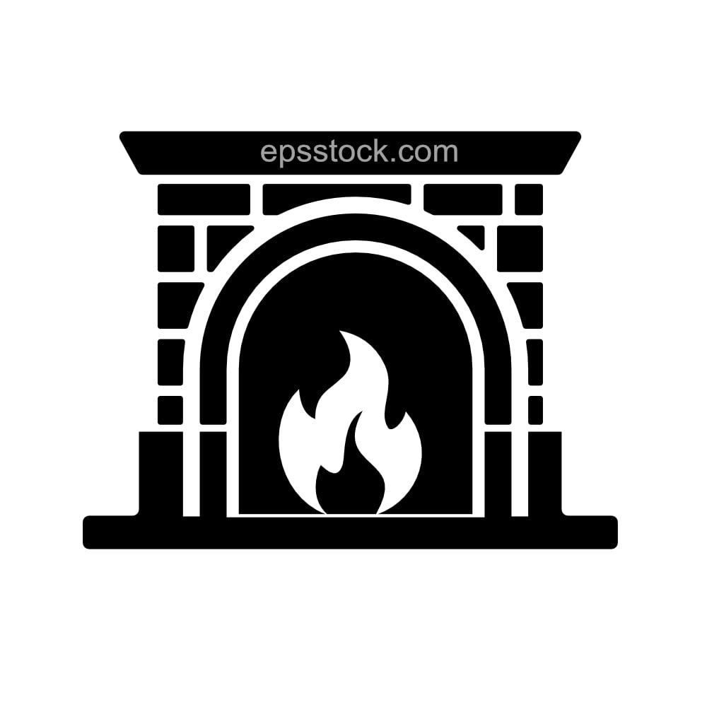 Home fireplace