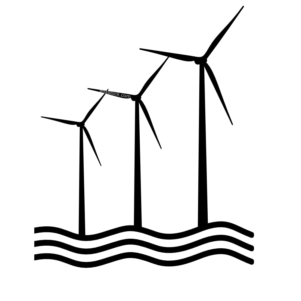 wind turbine in water
