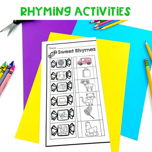 Emergency Sub Plans Print and Go Worksheets and Lesson Plans for Kindergarten