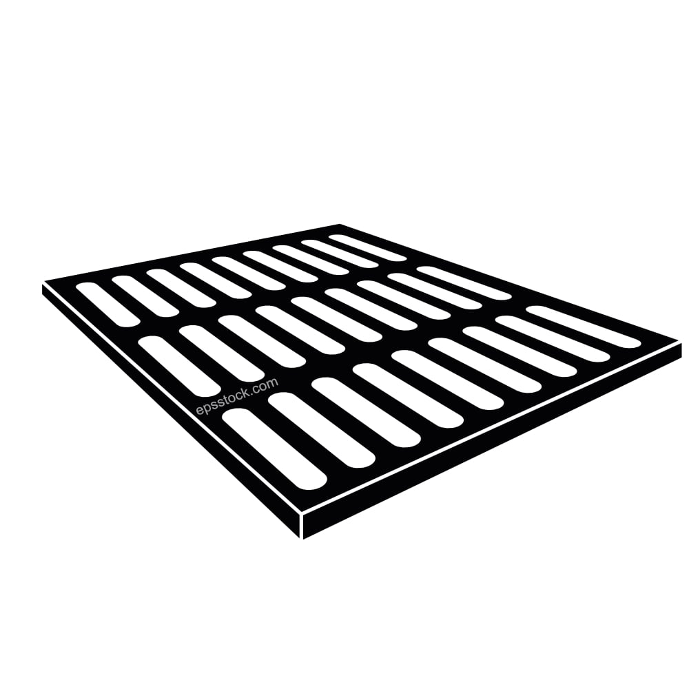 Drain grill symbol