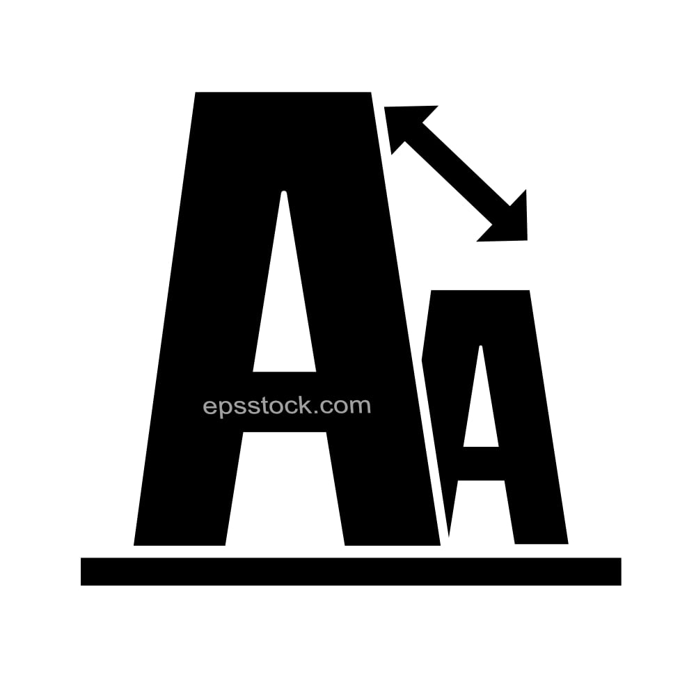 font size symbol