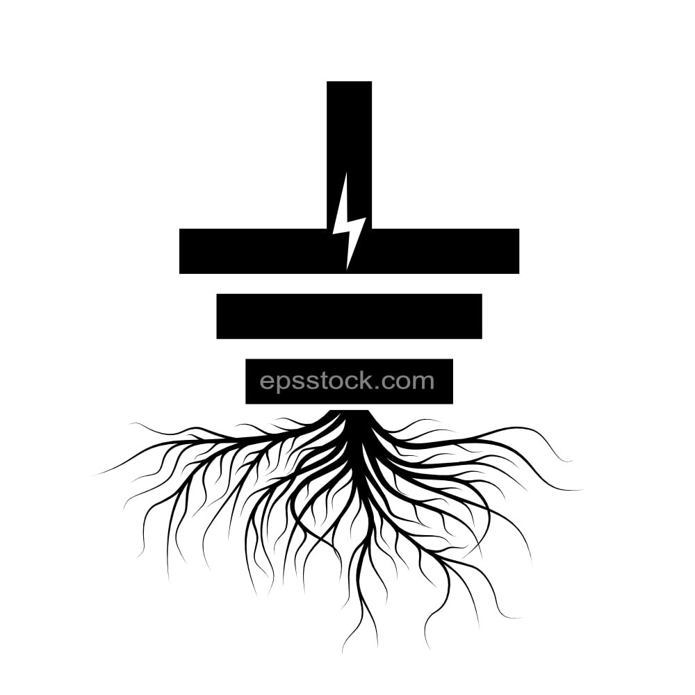 Electrical grounding symbol