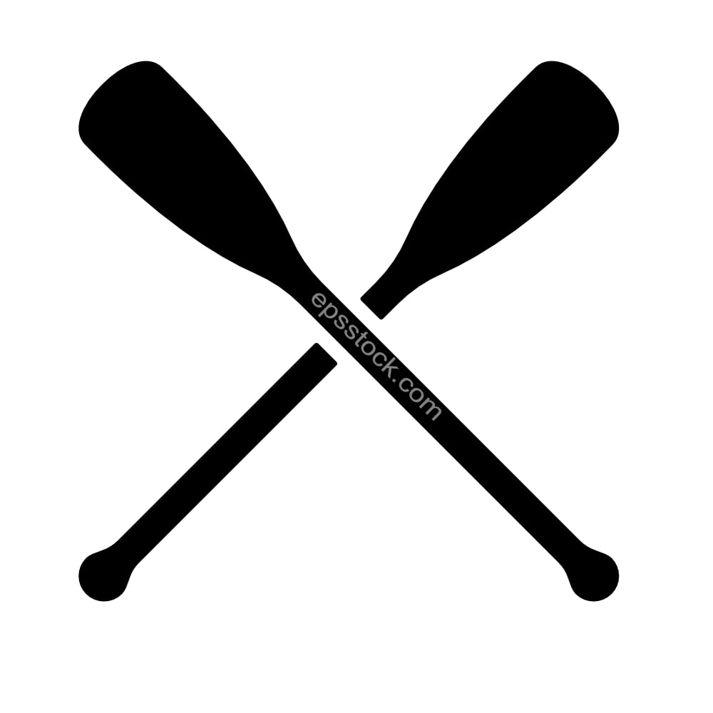 crossed oars symbol